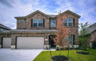 Texas New Construction Homes Painting exterior brick homes