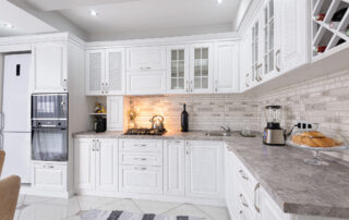modern white wooden kitchen interior, Trendy Color Schemes for Modern Interiors, Eggshell vs Semi-Gloss